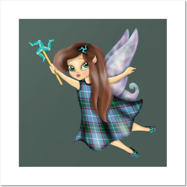 Manx fairy Wall Art by Manxcraft